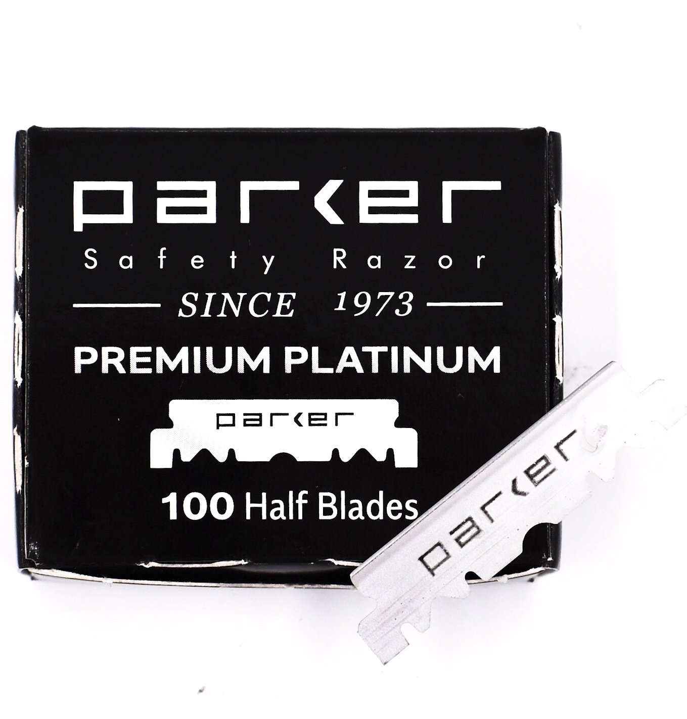 Premium Platinum Halbklingen, 100 Stück, PARKER